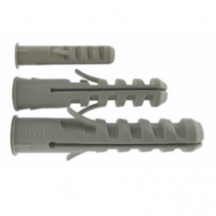 (100pcs) PVC WALL PLUG (M6 X 30mm /M8 X 40mm/M10x50mm/m12x60mm)