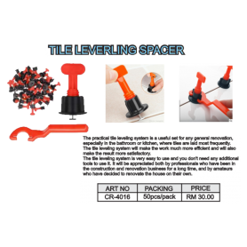 PVC TILE LEVERLING SPACER (47 pcs)