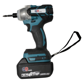 Q9 Qnine CORDLESS IMPACT DRIVER WITH 21V X 4.0Ah Battery & Charger (QET 2130BID)
