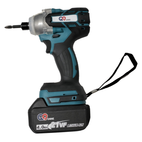 Q9 Qnine CORDLESS IMPACT DRIVER WITH 21V X 4.0Ah Battery & Charger (QET 2130BID)
