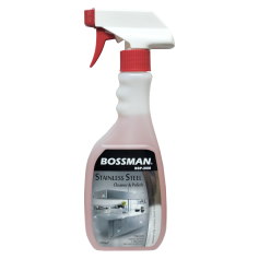BOSSMAN STAINLESS STEEL CLEANER SPRAY - BSP-20M - 500ML