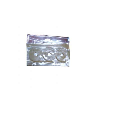 PVC WATER TAP WASHER - 1/2" - 1bag X 3PC - CLEAR