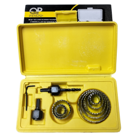 HEAVY DUTY DOOR LOCK INSTALLATION KIT (HOLE SAW SET) YELLOW BOX