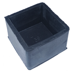 EXTERNAL SQUARE RUBBER TOE / Getah kaki meja empat segi (luar) 16mm TO 51mm