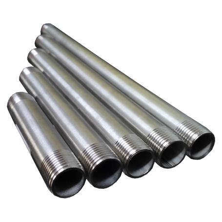 SS304 STAINLESS STEEL EXTENSION PIPE WITH THREADED