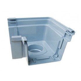 GUTTER MITRE JOINT OUT WITH SPOUT HEAD