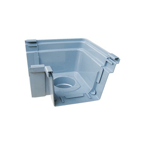 GUTTER MITRE JOINT OUT WITH SPOUT HEAD