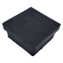 INTERNAL SQUARE RUBBER TOE / Getah kaki meja empat segi (dalam) 12mm TO 75mm