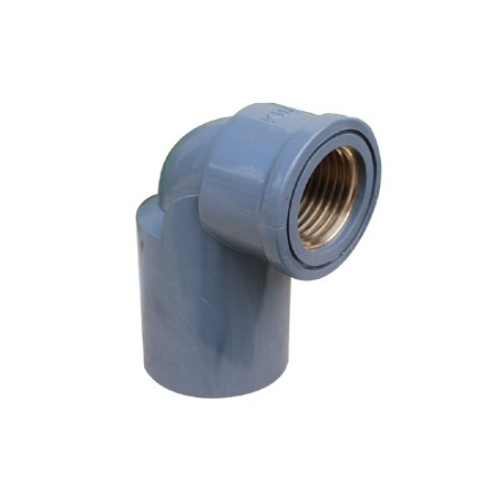 BRASS THREADED PVC FEMALE P/T ELBOW
