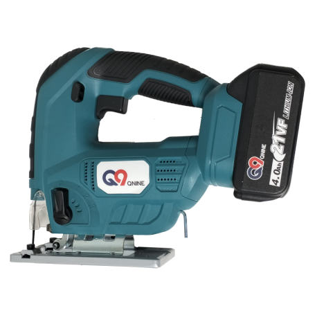 Q9 Qnine CORDLESS LI-ION JIG SAW 21V WITH 21V X 4.0Ah Battery & Charger (QET 21CJS)