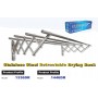 ISANO STAINLESS STEEL RETRACTABLE DRYING RACK - 1336DR