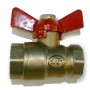 BRONZE BUTTERFLY HANDLE MINI BALL VALVE - BTF-22FF