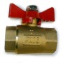 BRONZE BUTTERFLY HANDLE MINI BALL VALVE - BTF-22FF
