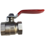 PN25 C/P DLM STAINLESS STEEL BALL VALVE WITH CHROME METAL HANDLE