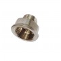 BRASS CHROME ADAPTOR - M & F