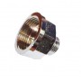 BRASS CHROME ADAPTOR - M & F
