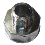 BRASS CHROME ADAPTOR - M & F