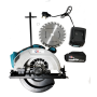 Q9 Qnine CORDLESS CIRCULAR SAW 185mm 21V WITH 21V X 4.0Ah Battery & Charger (QET 2107BCS)