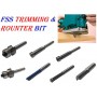 FSS TRIMMER BIT - FLUSH TRIM BIT / STRAIGHT BIT / ROUND OVER BIT