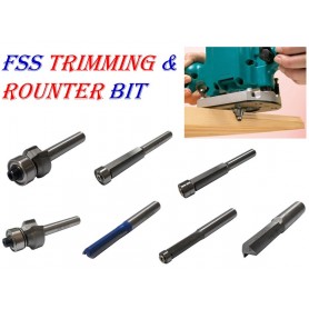 FSS TRIMMER BIT - FLUSH TRIM BIT / STRAIGHT BIT / ROUND OVER BIT