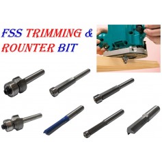 FSS TRIMMER BIT - FLUSH TRIM BIT / STRAIGHT BIT / ROUND OVER BIT