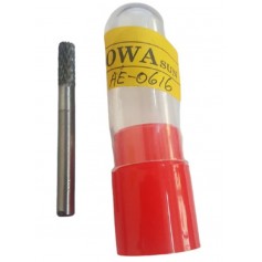 KOWA SUN-DOUBLE CUT TCT ROTARY BURRS - CYLINDER 6mm SHANK