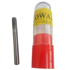 KOWA SUN-DOUBLE CUT TCT ROTARY BURRS - BALL NOSE 6mm SHANK