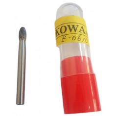 KOWA SUN-DOUBLE CUT TCT ROTARY BURRS - OVAL 6mm SHANK