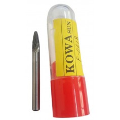 KOWA SUN-DOUBLE CUT TCT ROTARY BURRS - RADIUS 6mm SHANK