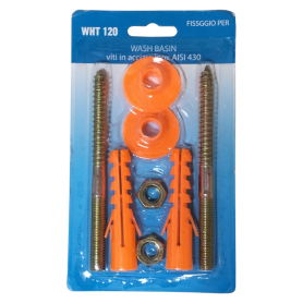 FY- BASIN SCREW & PLUG FIXING SET - WHT-120