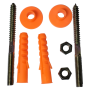 FY- BASIN SCREW & PLUG FIXING SET - WHT-120