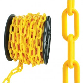 8mm PVC CHAIN - YELLOW (1ROLL X 20Mtr)