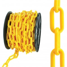 8mm PVC CHAIN - YELLOW (1ROLL X 20Mtr)