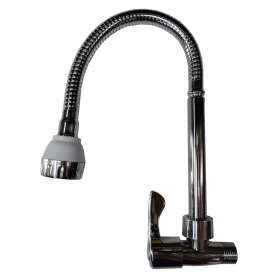 GROCHI A+ WALL ARC SINK TAP WITH ADJUSTABLE SPOUT (Italian Design)