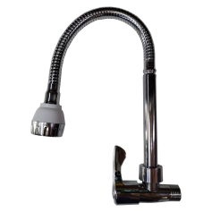 GROCHI A+ WALL ARC SINK TAP WITH ADJUSTABLE SPOUT (Italian Design)