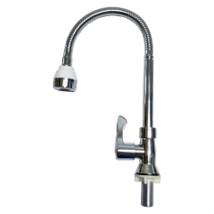 GROCHI A+ PILLAR ARC SINK TAP WITH ADJUSTABLE SPOUT (Italian Design)