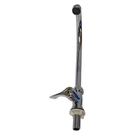 GROCHI STAINLESS STEEL PIPE ABS HANDLE & BRASS VALVE PILLAR LONG SINK TAP (Italian Design)