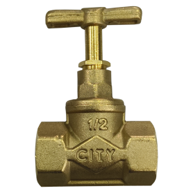 CITY BRASS STOP COCK - LIGHT DUTY