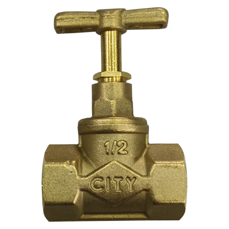 CITY BRASS STOP COCK - LIGHT DUTY