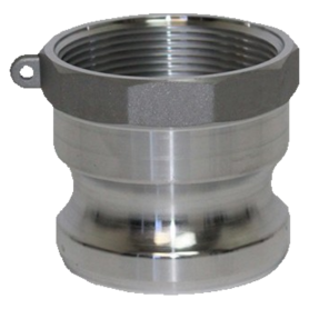 ALUMINIUM CAMLOCK - MALE P/T COUPLER ( PART A)