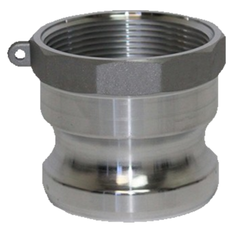 ALUMINIUM CAMLOCK - MALE P/T COUPLER ( PART A)