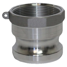 ALUMINIUM CAMLOCK - MALE P/T COUPLER ( PART A)