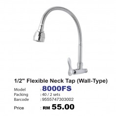 ISANO IS FLEXIBLE NECK TAP - WALL TYPE