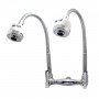 ISANO IS TWIN FLEXIBLE NECK TAP - WALL TYPE