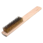 BRASS BRUSH WITH WOOD HANDLE 木柄铜丝刷 206