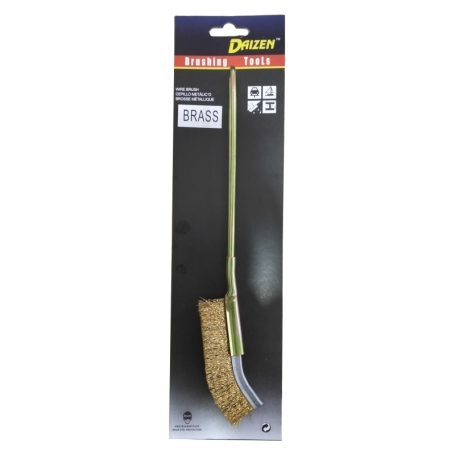 BRASS HAND SCRATCH BRUSHES - CURVE / STRAIGHT