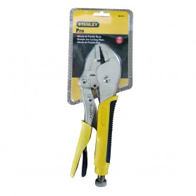 STANLEY LOCKING PLIER BI-MATERIAL - STRAIGHT JAW 10" 84-371