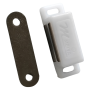 CABINET PVC KITCHEN MAGNET CATCH (WHITE) BIG / SMALL