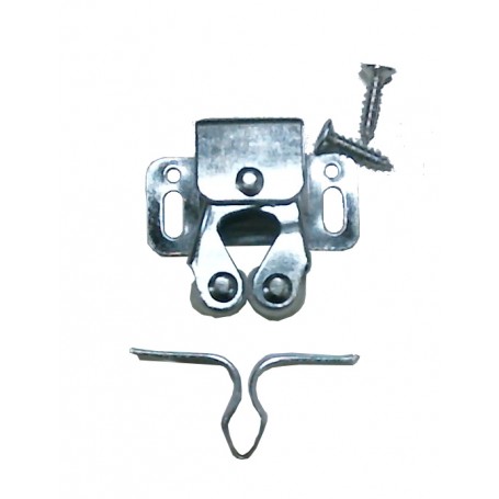 CABINET DOUBLE ROLLER CATCH (SPRING HOCK)