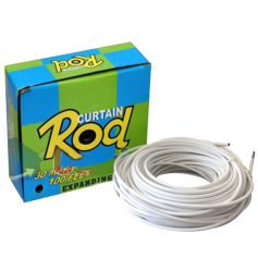 (1 Meter) PVC COATED SPRING CURTAIN ROD